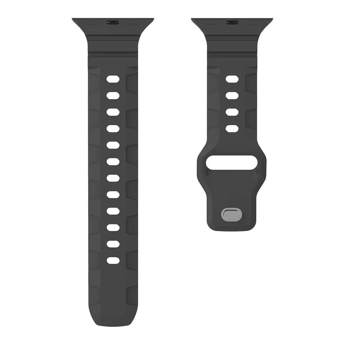 T-Buckle sports silicone watch band