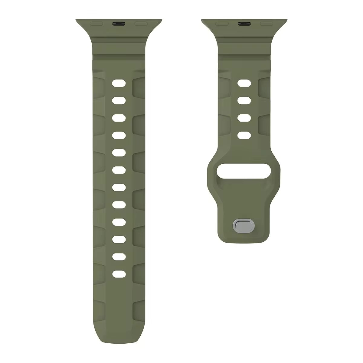 T-Buckle sports silicone watch band