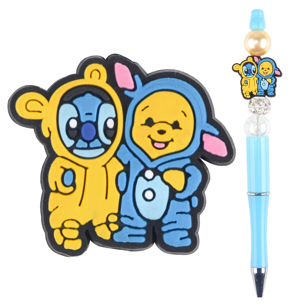 Stitch and Pooh pen