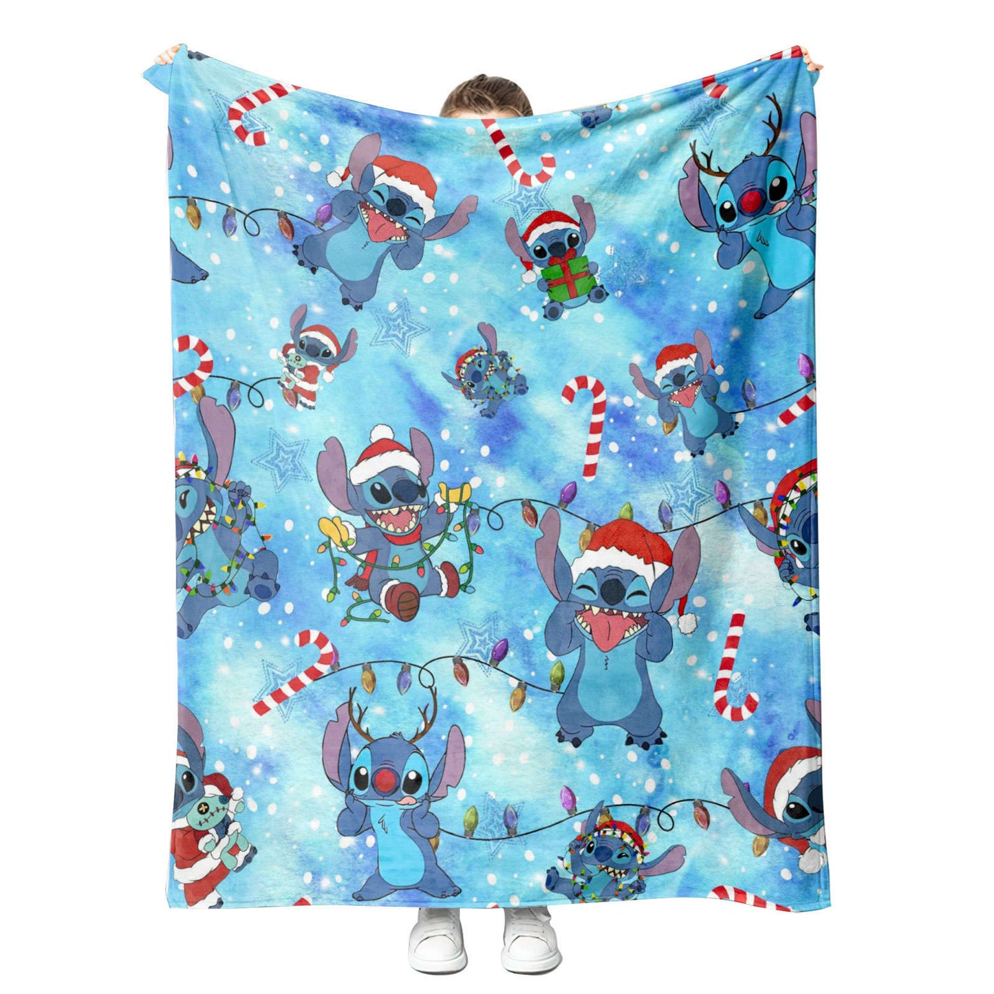 Stitch Xmas blanket